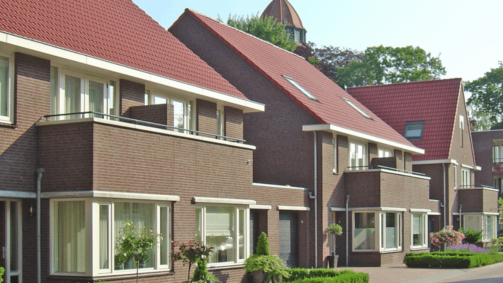 Rosariopark Dongen met woningen en groen ontworpen door CIER Architecten.