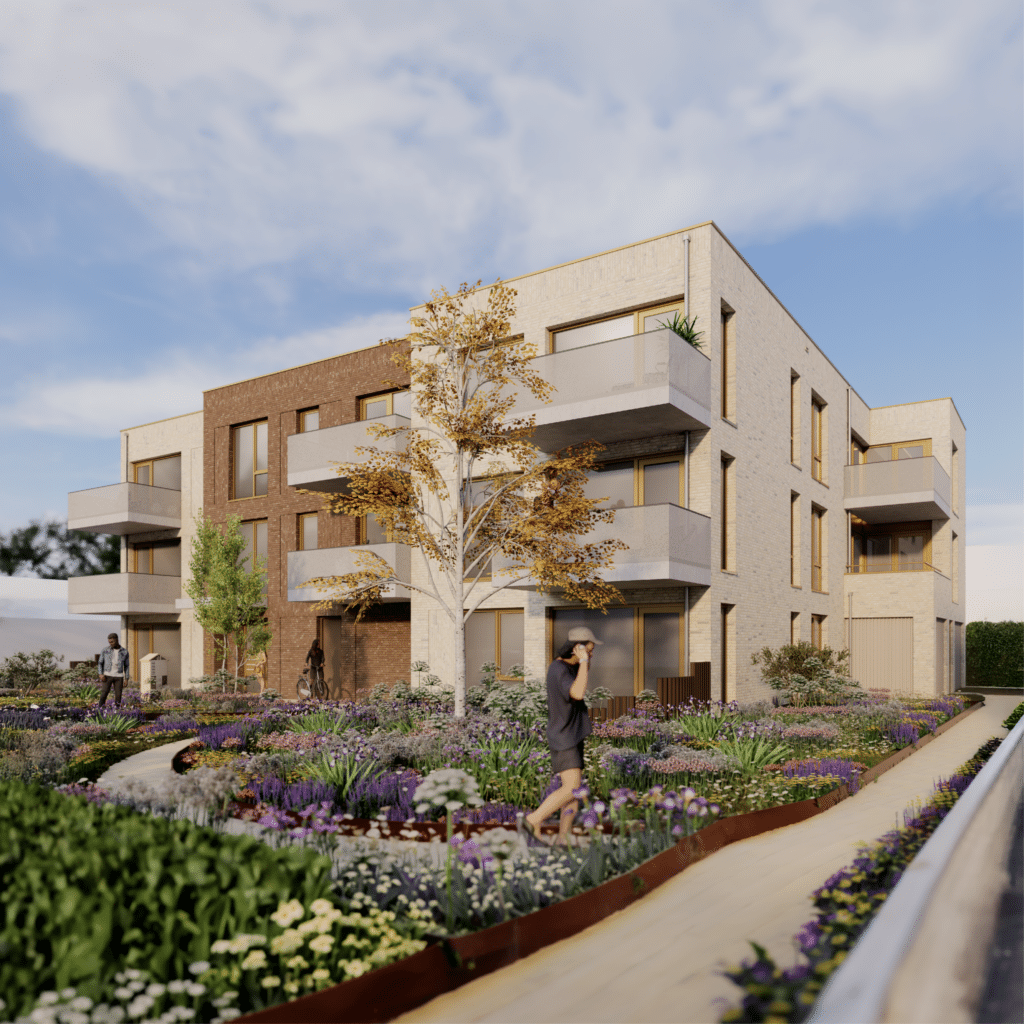 Bloemenhof in Horst met twaalf appartementen in een parkachtige tuin voor bewoners van 50+.