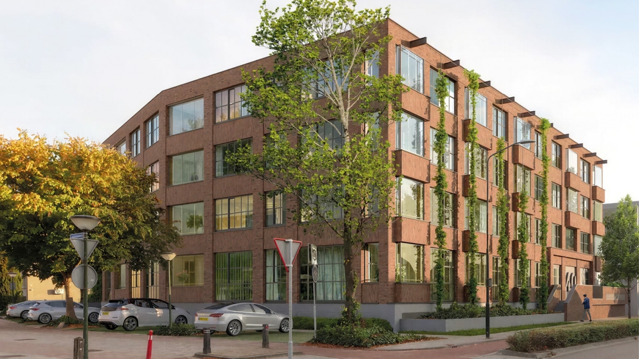 De Lichtspinnerij Geldrop met duurzame appartementen waarin het industriële textielverleden is vertaald naar eigentijdse architectuur.